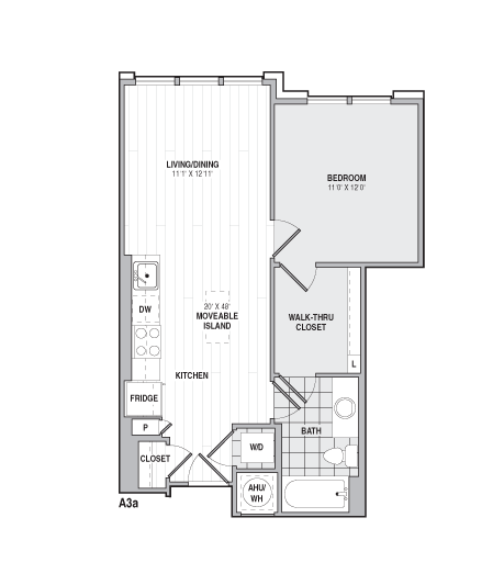 Floor Plan Image of Apartment Apt 412